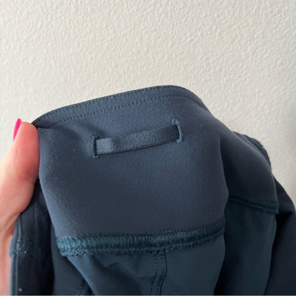 Lululemon Women's Size 4 Run Rulu Run Track Pant Navy Blue W5ARPS Zip Pockets - Picture 8 of 10
